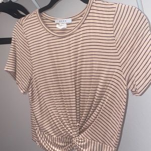 Gaze striped crop top